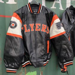 Brand New W/ Tags Flyers Leather Jacket