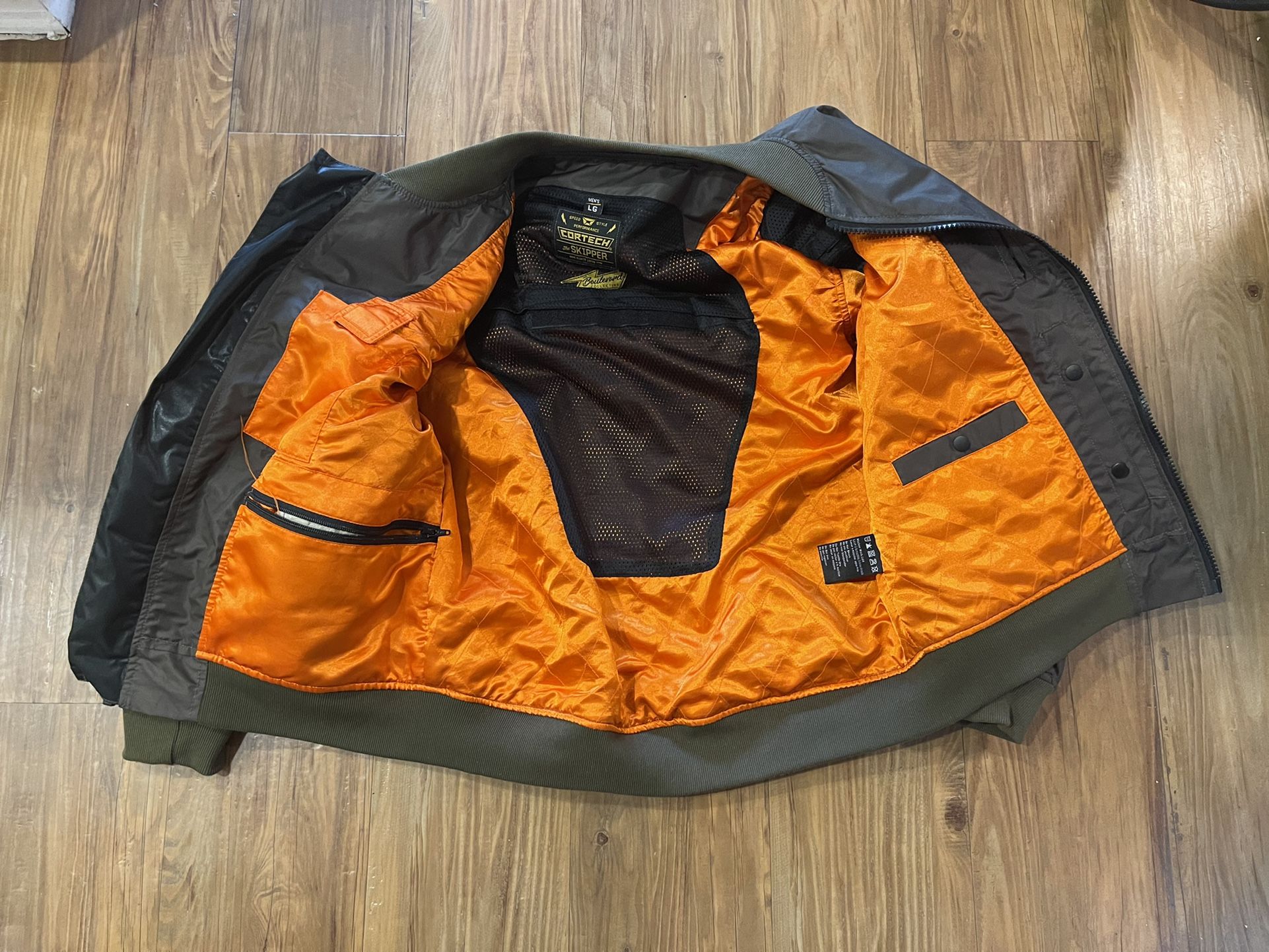 Cortech “The Skipper” Bomber Style Motorcycle Jacket Only Worn A