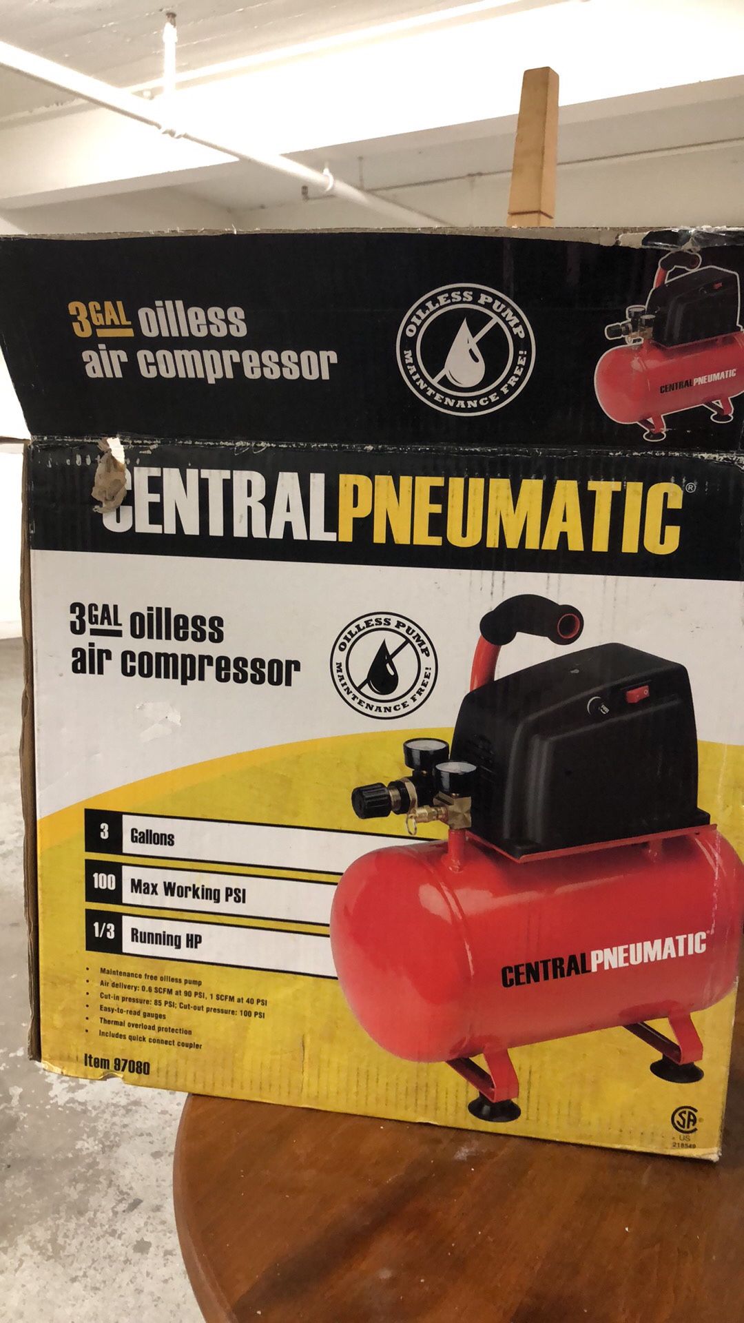 Brand new in the box air compressor