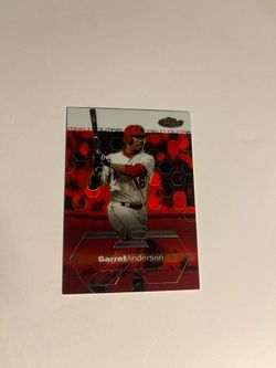 Garrett Anderson 2003 Topps Finest card #64