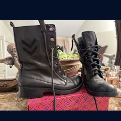Guess Military Boots Woman 
