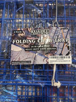 Kraken Supply Co Folding Crab Trap 2-Pack