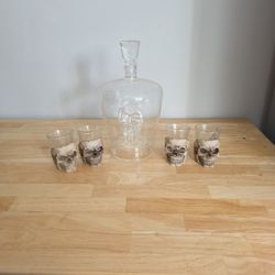 Decanter And Shot Glass  Set