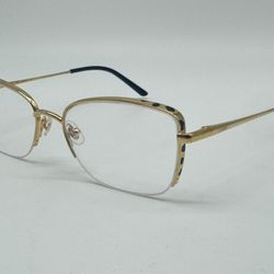 PANTHERE DE CARTIER ABSTRACT HALF RIM EYEGLASSES CT0311O NEW 100% GENUINE ~$1370