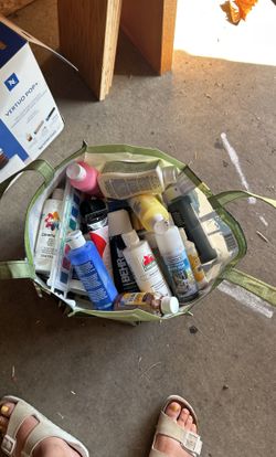 Spray Paint And Regular Paint