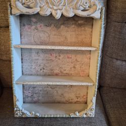 Vintage Floral Shelf