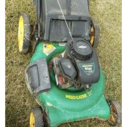 21" Lawn mower with bag Weed Eater