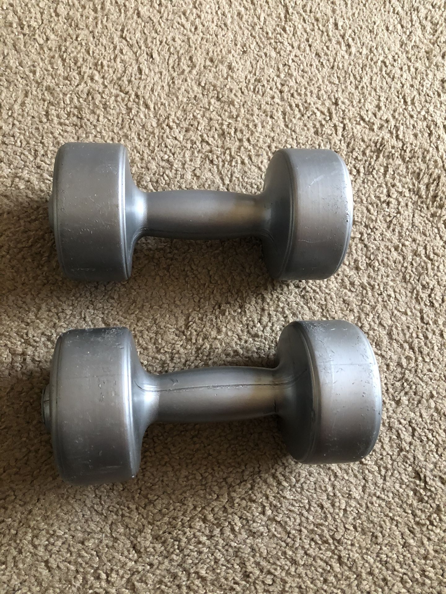 5 Lbs dumbbells 2 Pcs Used Vg Obo