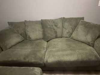 Couch with Ottoman