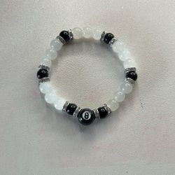 3$ Glass Bead Bracelet