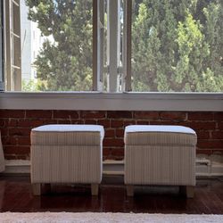 Classic Square Storage Ottoman