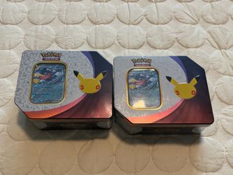 Pokemon 30th Celebration ex Tin Greninja (Set of 2)