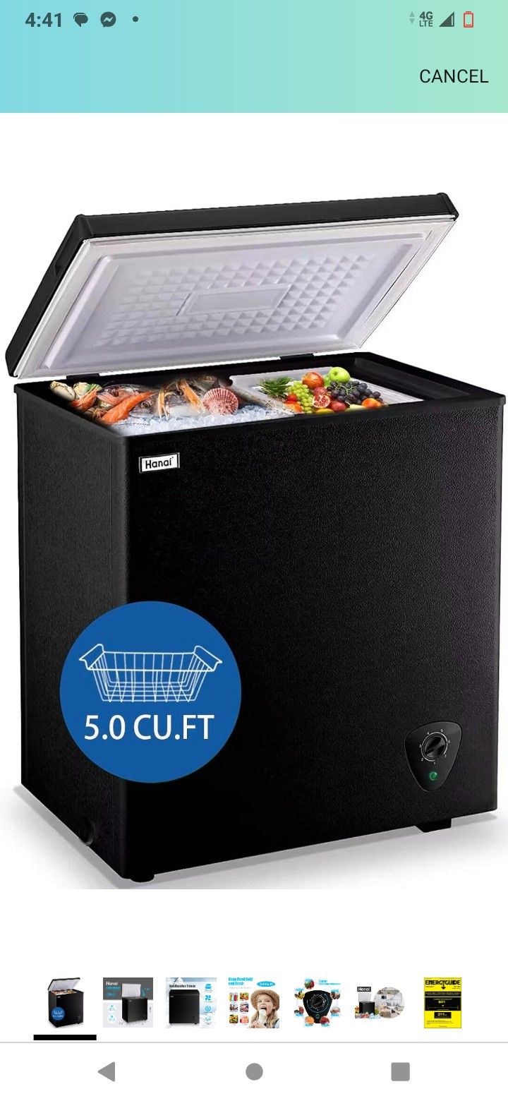 Hanai Deep Freezer 5 Cu Ft