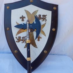 24" x 18 " Medieval Collection Wall Decorative Shield