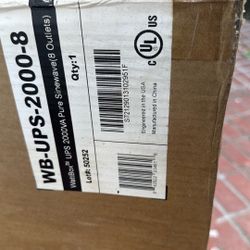 WattBox 20amp UPS - 8 Outlets