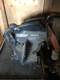 Black and decker chop saw
