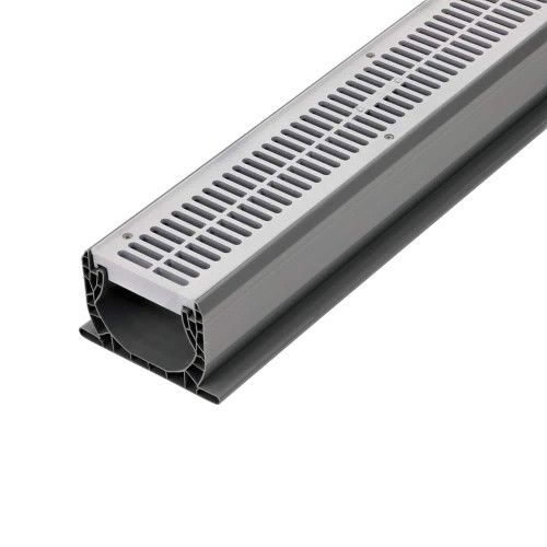 Channel Drain with Grate