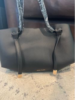 Black Anne Klein Trendy Tote Bag and small purse (NWT