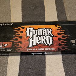 Guitar Hero Game and Guitar Controller Bundle for PlayStation 2