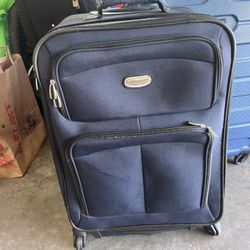 Navy blue concourse luggage