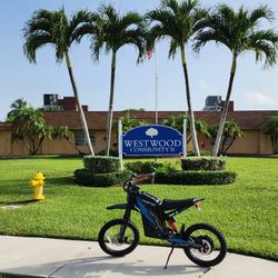 Electric E-Bike motorcycle.
