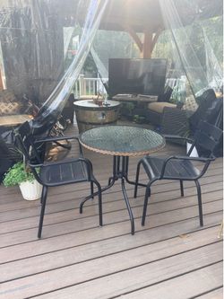 3-Piece Outdoor Patio Bistro Set