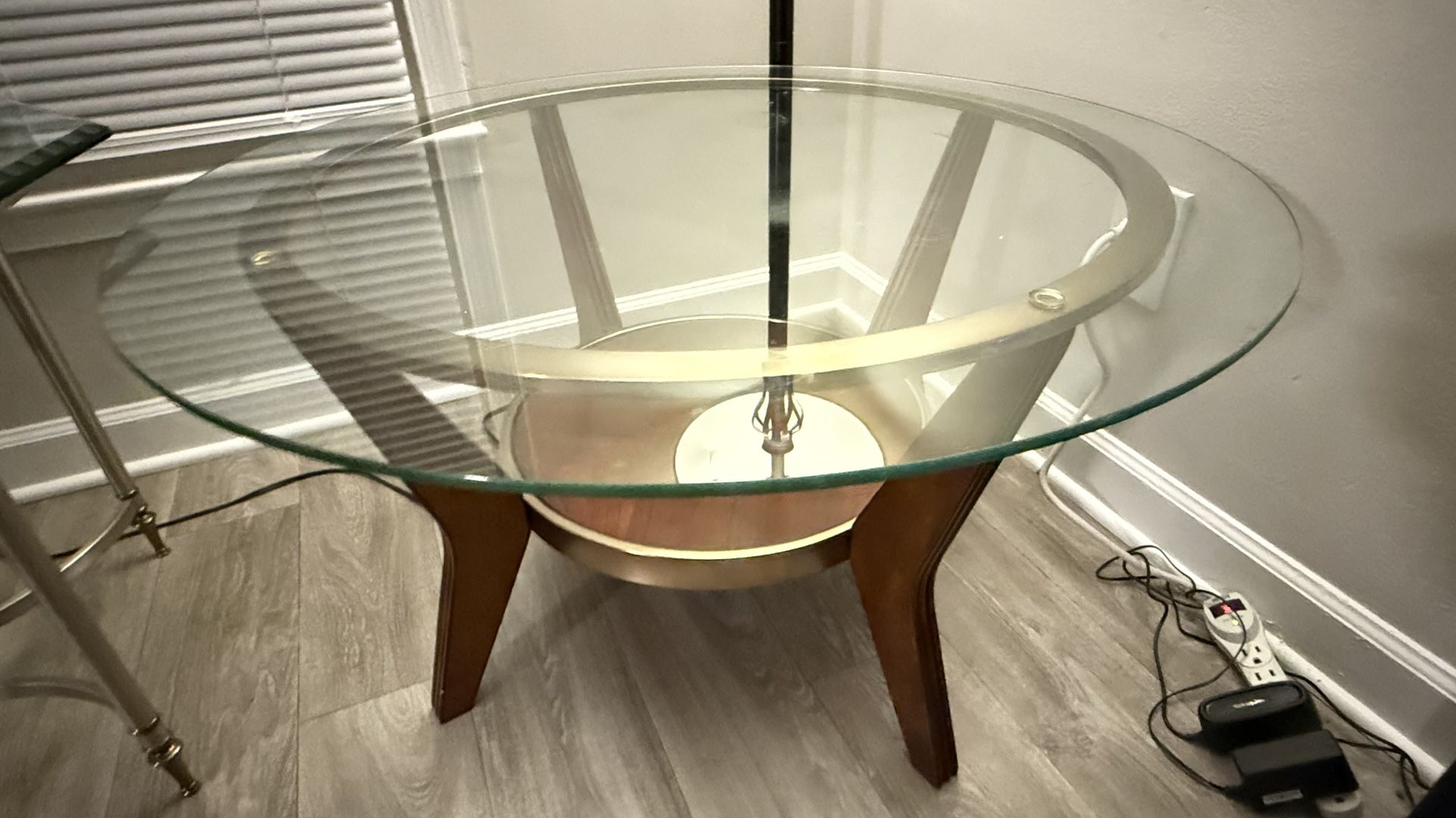 Table For Living Room Round Glass