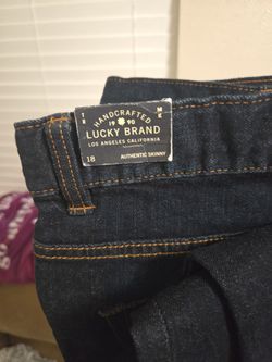 Lucky Brand Jeans New Size 18
