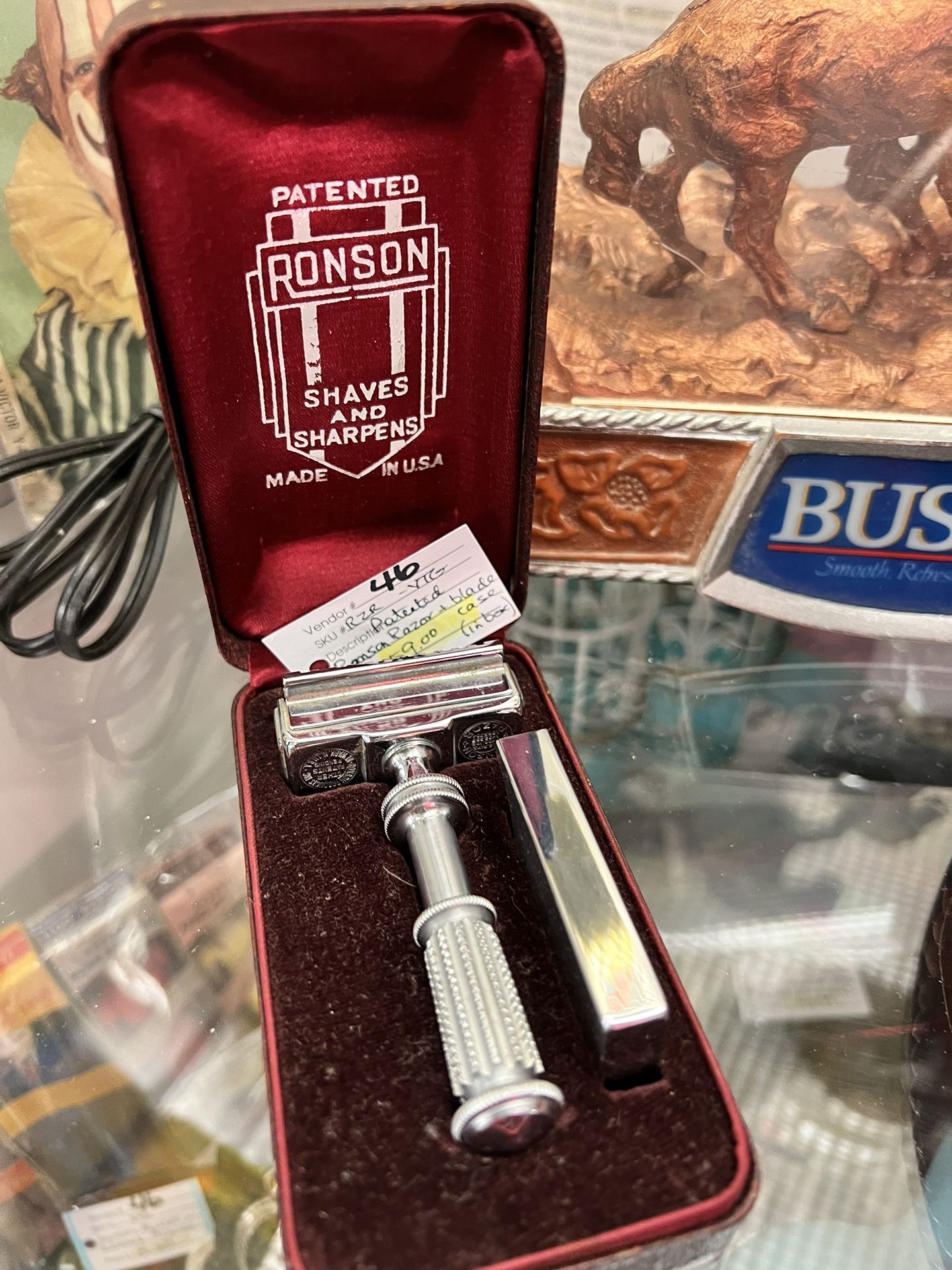 Patented Ronson Vintage Razor In Box