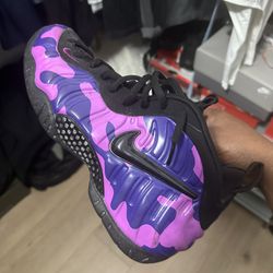Nike Foamposite Purple Camo