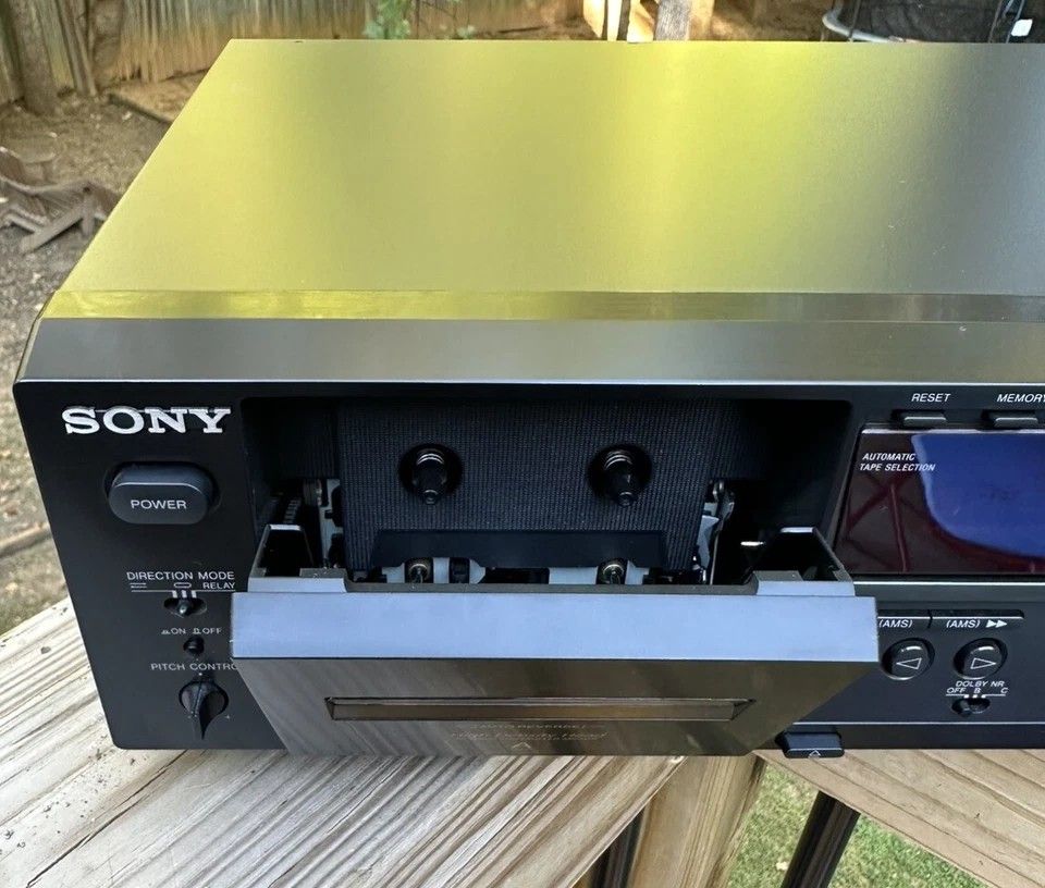 Sony TC-WE475 Dual Stereo Cassette Deck Auto Reverse Dolby Pitch Control