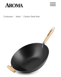 Aroma® 14" Carbon Steel Wok