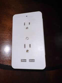 Wall Outlet with Dual USB Ports