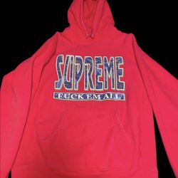 FW 17 “ Fuck em All” Supreme Hoodie 