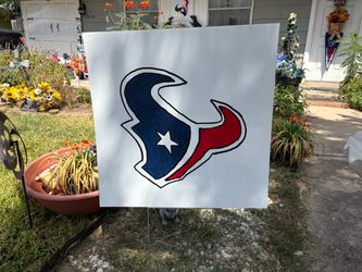 HOUSTON TEXAN Yard Sign