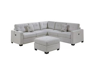 4-Piece Sectional Set W/ Ottoman