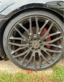 Set of 4  20 in black rim