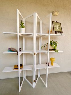 Sculptural Folding Display Shelf / Room Divider