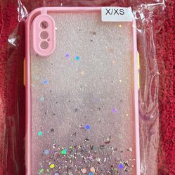 IPhone X/Xs Glitter Case With Pop Socket