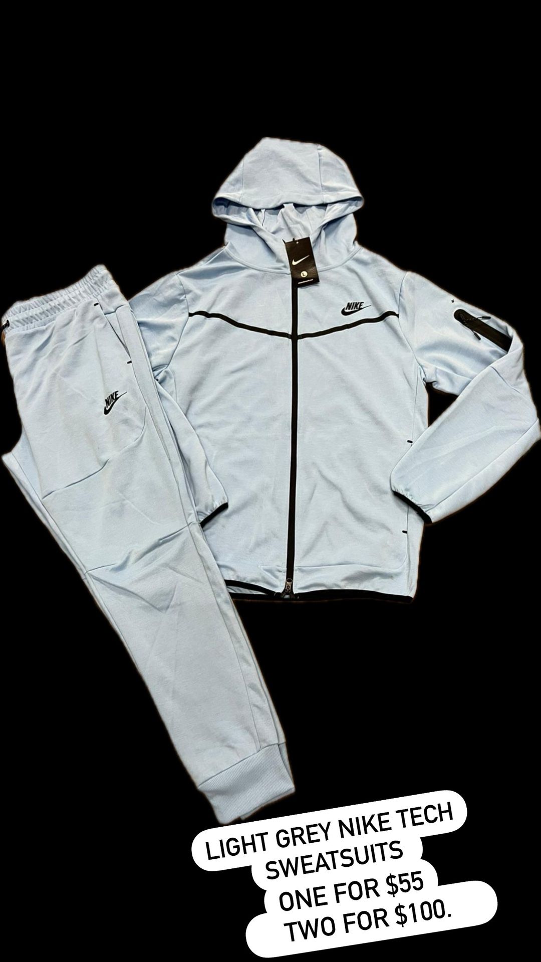 Light Grey Nike Tech Sweatsuits for Sale in Middle River, MD OfferUp