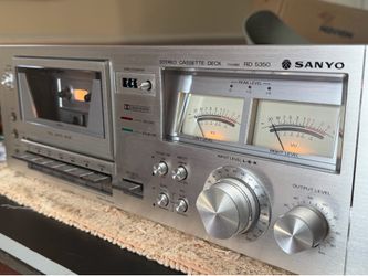 Sanyo casette deck - restored