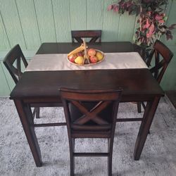 High Table And Chairs 