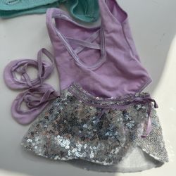 American Girl ballet bar set and outfits