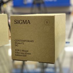 Sigma 65mm F2 L Mount Lens Silver