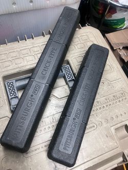 Pittsburgh 1/4 and 3/8 Click type Torque wrenches