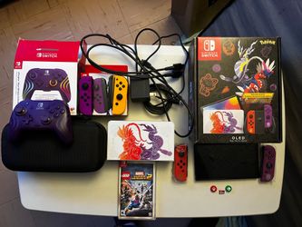 Pokemon switch OLED with extras