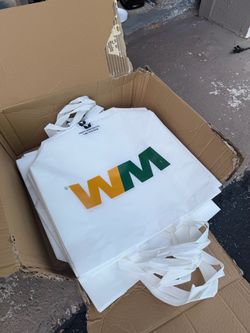 Box of WM waste management material bags