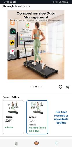 UREVO Strol Smart 2-in-1 Folding Treadmill