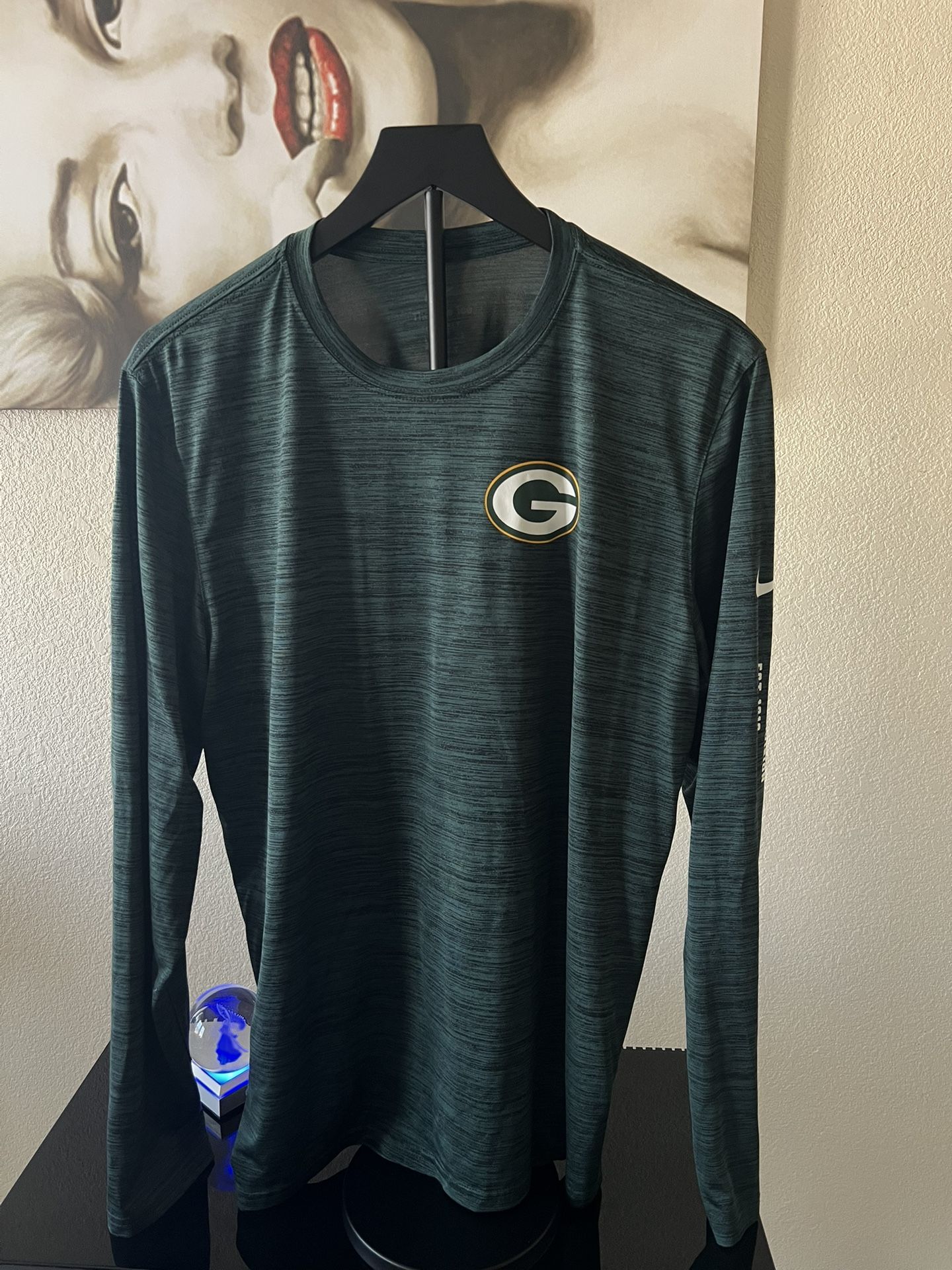 Nike Greenbay Packers Long Sleeve Shirt/ Go Packers Go!