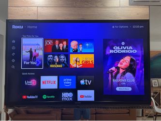 75 in Sharp TV with wall mount
